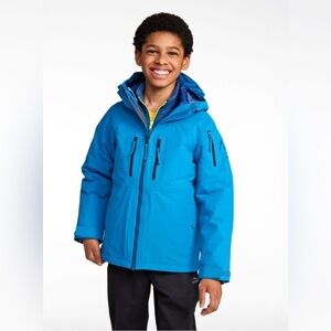 L.L Bean Kids Pathfinder Waterproof 3 in 1 Jacket